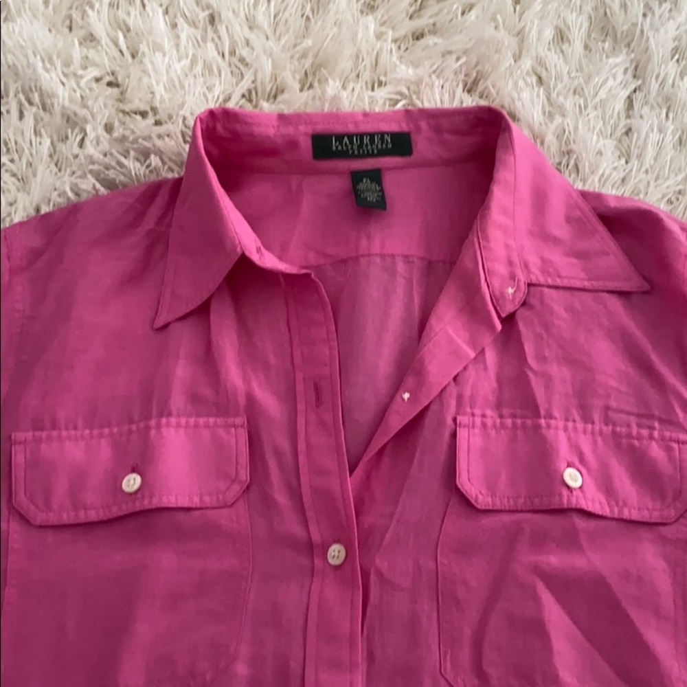 Pink Ralph Lauren Button Down - Picture 2 of 5